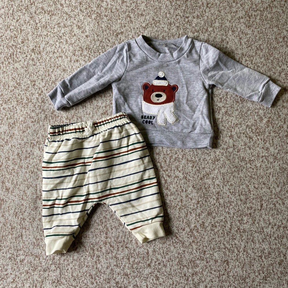 5/$25 Chick Pea Baby Boy 2-Piece Winter Outfit Set